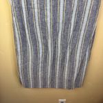 Beach Lunch Lounge Oxford Brynn Shirt Dress Blue Stripe Linen Size XS Travel Photo 8