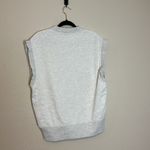 AGOLDE Shaw V-Neck Vest Oversized In Oatmeal Size XS Photo 6