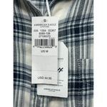 American Eagle  Ahh-mazingly Soft Boyfriend Fit Women’s Size Medium Blue Plaid Photo 4