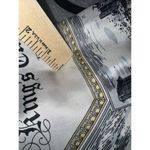 Vintage Woman's BOMBER JACKET OLD WORLD GRAPHIC SCARF MATERIAL ‼️‼️‼️ Red Size L Photo 10