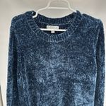 Orvis Women's Deep Blue Crew Neck chenille Sweater L soft winter cozy outdoors Photo 6