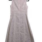 Jessica McClintock Gunne Sax Womens Formal Dress White Mesh Sleeveless USA 7 Photo 4