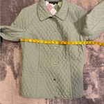 Briggs New York  Light Green Quilted Puffer Jacket Photo 5