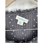 Sundance Peasant Bohemian Blouse Women L Grey Prairie Peasant Cottage Milk Maid Gray Size L Photo 2