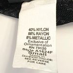 Frederick's of Hollywood Frederick’s of Hollywood Nightie Lingerie Black Silver Sexy Small Metallic Photo 5