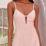 Lulus Blush Pink Sultry Moments Mini Dress Women's Small NWT Photo 0