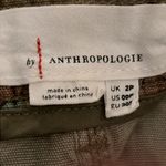 Anthropologie Green/Pink Floral Cropped Cargo Balloon Pants Size 00P Photo 5