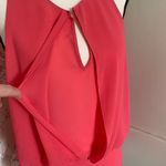 Naked Zebra  | hot pink key hole layered top Photo 4