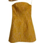 Revolve Keepsake‎ The Label Every Way Lace Mini Dress in Mustard SZ XS NWT Yellow Photo 5