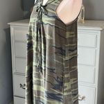 Z Supply  Camo Dress Knit Swing Womens Small Slip Swing Photo 1