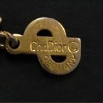 Christian Dior Vintage Dior CD logo crystal rhinestones necklace Photo 4
