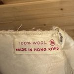 Vintage Fully Beaded Sequin Size Medium Lined Wool Cropped Tank Top Silver Photo 11