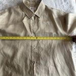 Allison Taylor Allison‎ Taylor Women's Linen Button Down Long Sleeve Casual Shirt Beige XL Photo 5