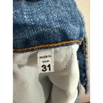 ASKK NY Denim Trouser High Waisted Wide Leg Jeans Womens Size 31 Blue Photo 4