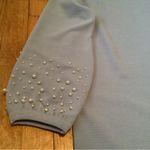 Karl Lagerfeld  Blue Boxy Blouse with Crew Neck‎ and Three Quarter Sleeves Photo 3