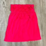 Womens Pink Strapless Swimsuit Coverup Photo 0