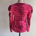 Pam & Gela Revolve  Pink Tiger Print Sweatshirt Sz P Photo 13