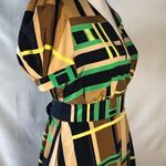 Target The Webster Miami at V-neck Midi Retro Geometric Print Dress Women's Sm Photo 2