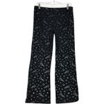 Candies Y2K Black Velour Star Logo Lounge Set Hoodie Flare Leg Pants Womens sz M Size M Photo 6