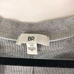 BP Womens Thermal Crop Top V Neck Oversized Gray XS Photo 2
