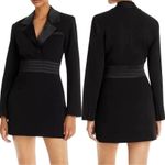 AQUA X Maeve Reilly Tuxedo Blazer Mini Dress XS Bloomingdale’s Exclusive Photo 8