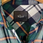 Rails  Green Navy Hunter Plaid Shirt Soft Button Front Flannel Size Medium Casual Photo 6
