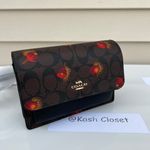 Coach Foldover Belt Bag In Signature Canvas With Pop Floral Print Photo 6
