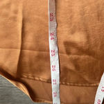 hatch maternity satin button down long sleeve shirt Orange Size undefined Photo 10