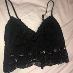 LA Hearts PACSUN Black Lace Crop Top Photo 0