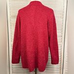 appleseed's  Cuddle Boucle Pullover Henley Sweater Marled Claret-XL Photo 2