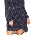 Cloth & Stone  Women’s Anthropologie Shirt Dress Navy‎ Top Size Medium NWOT Photo 0