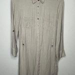 Life in Progress Life In‎ Progress Shirt Dress Tan Photo 7
