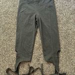 Free People Movement gray tie-ankle leggings size M Photo 1