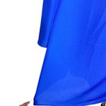 Amanda Uprichard  Amherst Choker Tie Neck Bell Sleeve Mini Dress Royal Blue Small Photo 6