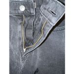 Madewell  women’s 100% cotton black denim raw hem high waisted skirt size 26 #750 Photo 2