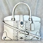 Coach  Mercer Studded Bandana Rivets 2-Way Satchel 30 Photo 1