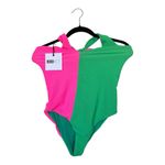 Beach Riot  Nia One Piece 2 Tone Ribbed Swimsuit Size M Photo 2