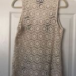 INC international concepts sweater ivory cream crochet tank‎ top women’s size M Black Size M Photo 2