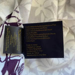 Brooks Brothers 346 Women's Size 16 Sleeveless Floral Sheath Dress Purple White Photo 14