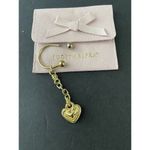 Judith Ripka  Gold Tone Heart Key Chain Fob with Case Vintage * Photo 1