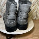 Rocket Dog  Marko Heirloom Gray Laser Cut Buckle Ankle Bootie Rounded Toe Side Zip Photo 2