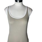 A New Day Ribbed Tank Maxi Dress XS Taupe Neutral Scoop Neck Minimalist Photo 3