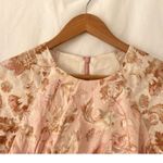 Zimmermann Lyre Wrap Billow Mini Dress Women’s Size 4 US 12 Light Pink Linen Photo 9