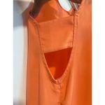 Abercrombie & Fitch Side Cut Out Cover Up Dress Small Orange Vacation Summer Photo 3
