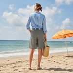 Pendleton  vintage micro houndstooth pleated shorts size 14 Photo 8