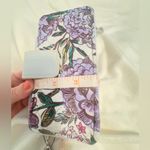 Vera Bradley  iconic RFID Smartphone Wristlet Lavender Meadow NWT Photo 8