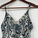 Shade & Shore  Snake Print One Piece Swimsuit lined summer bathing suit sz small Photo 13