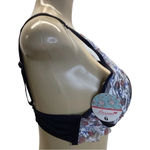 Massam Black & White Size Large. Floral Lace Underwire Bra Made in Brazil. New. Photo 4
