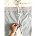 Anthropologie Blue Ribbed Athleisure Loungewear Workout Bike Shorts M/L Photo 4