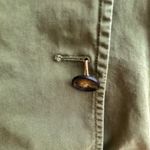 J.Crew Skirt Women’s Size 0 Olive Green Pleated Chino Trench A-Line Photo 5